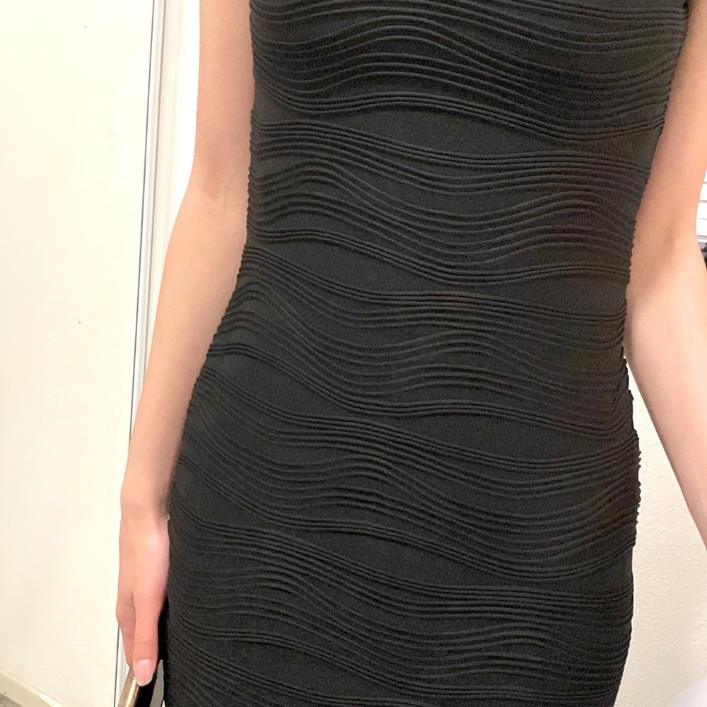 Black BODY-CON Business Professional/Casual Dress - Picture 3 of 3